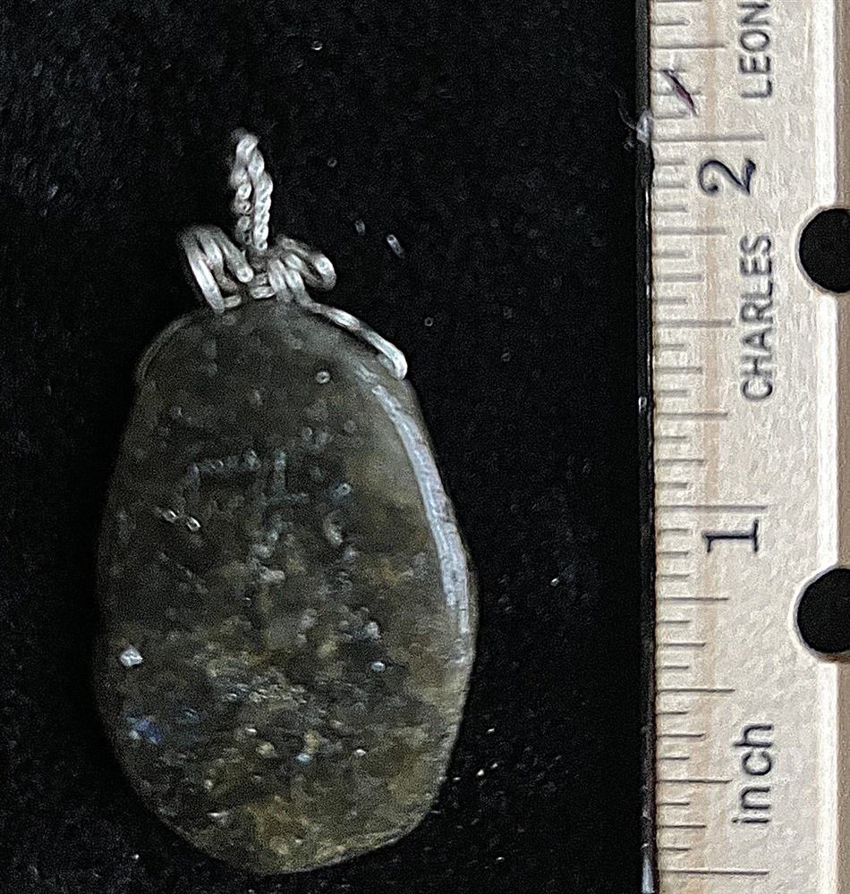 Labradorite Pendant, handmade by Wilhelmina St&ouml;cker