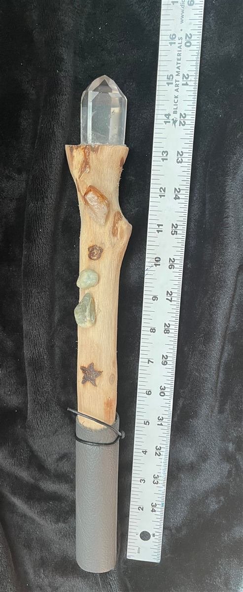 Light Wand Progress, handmade by Wilhelmina