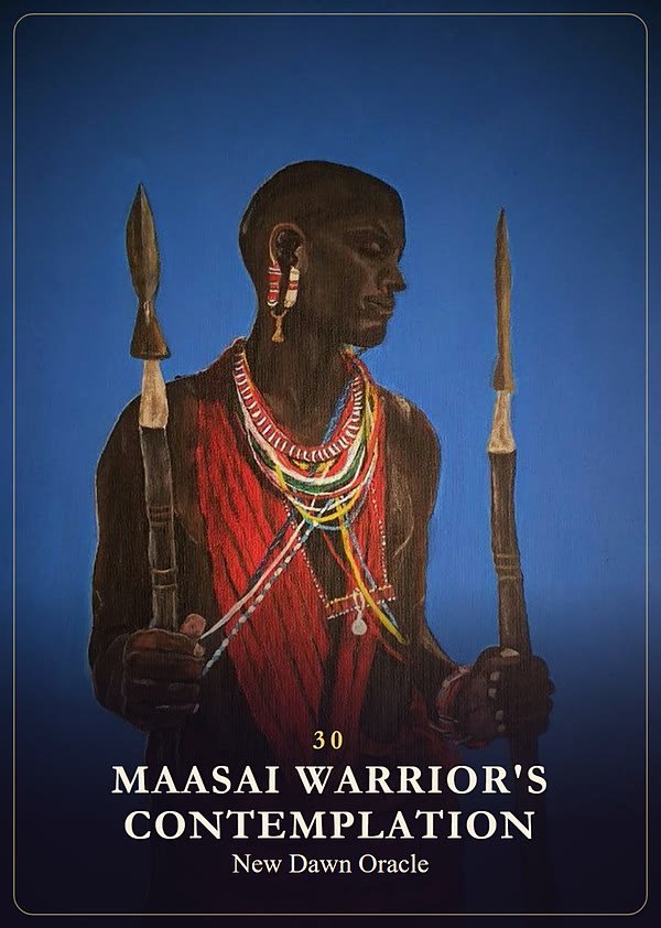 Maasai Warrior's Contemplation